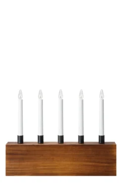 Albero Adventsljusstake Brun 41 cm