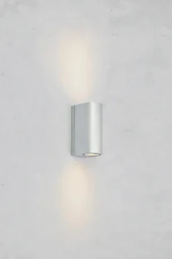 Alor Fasadlampa Silver Dubbel