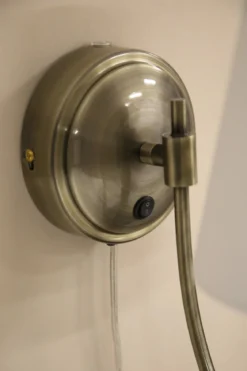 Amar Vägglampa Vit/Mässing