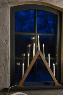 Ariele Adventljusstake Ljusbrun 62 cm