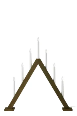 Ariele Adventljusstake Mörkbrun 62 cm