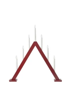 Ariele Adventsljusstake Röd 62 cm
