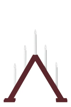 Ariele Adventsljusstake Röd 52 cm