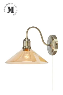Astra Vägglampa Bärnsten