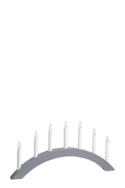 Atle Adventsljusstake Grå 7 Ljus