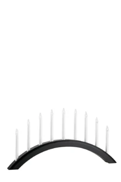 Avento Adventsljusstake Svart 9 Ljus