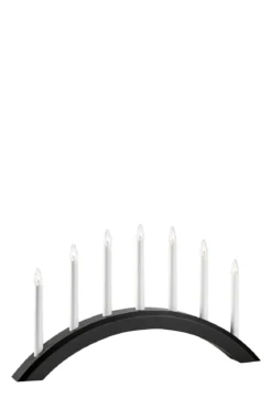 Avento Adventsljusstake Svart 7 Ljus