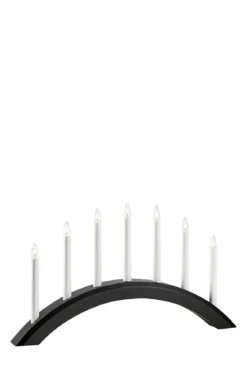 Avento Adventsljusstake Svart 7 Ljus
