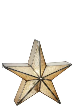 Ayla Bordsstjärna Silver/Bärnsten