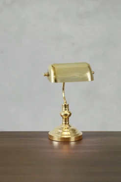 Bankers Bankirlampa Mässing 42 cm