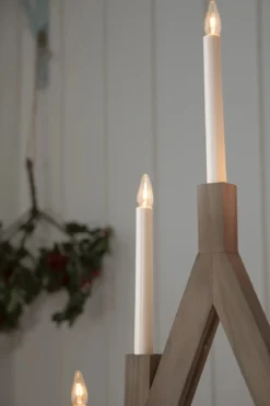 Bjurfors Adventsljusstake Ljust Trä 77 cm
