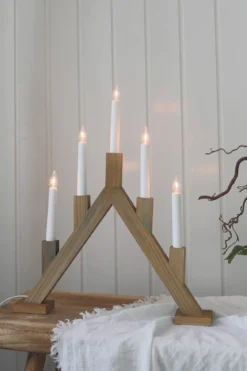 Bjurfors Adventsljusstake Ljust Trä 47,5 cm