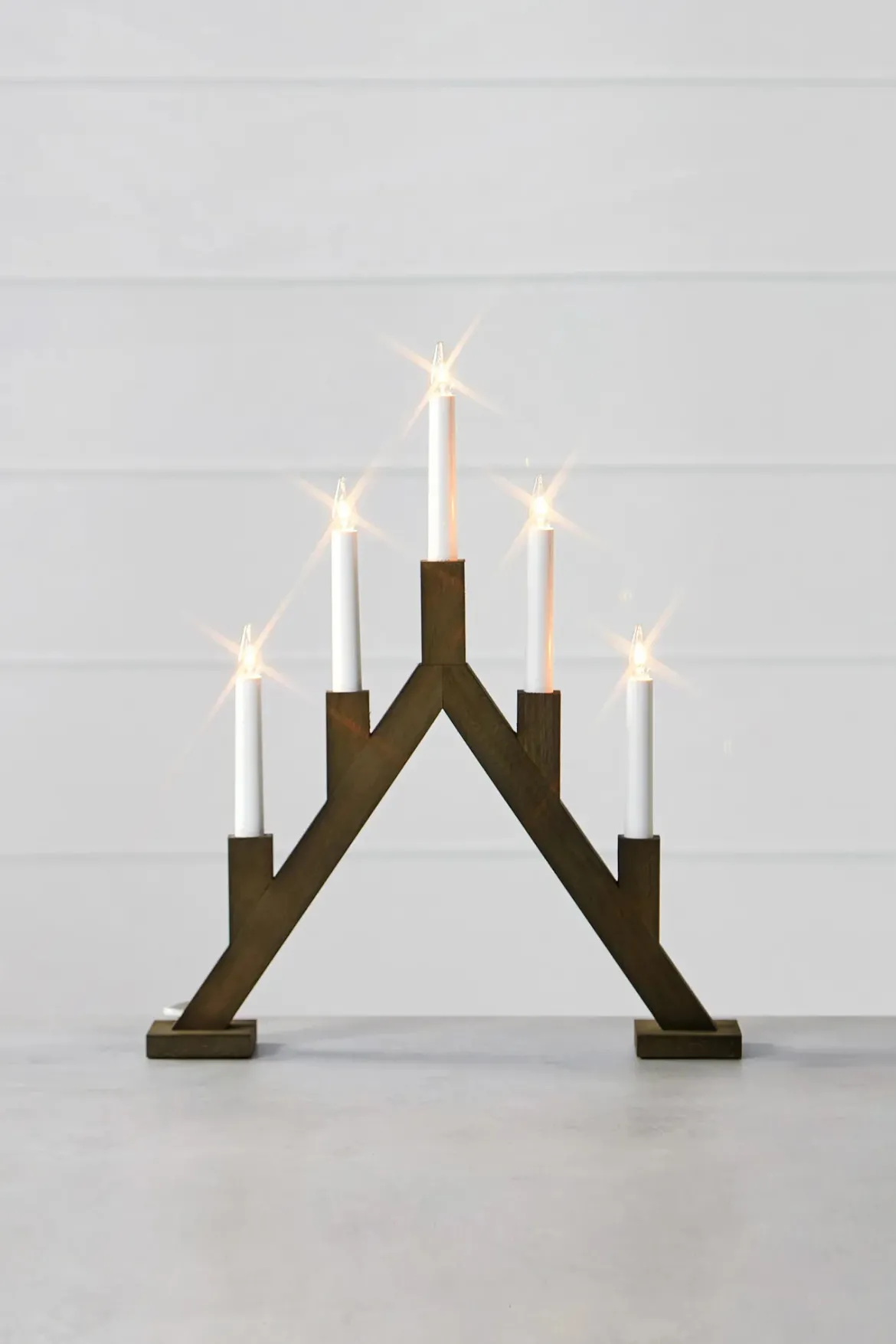 Bjurfors Adventsljusstake Mörkt Trä 47,5 cm