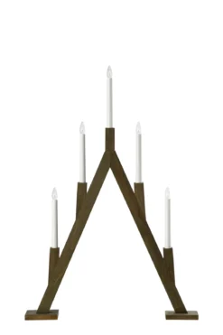 Bjurfors Adventsljusstake Mörkt Trä 77 cm