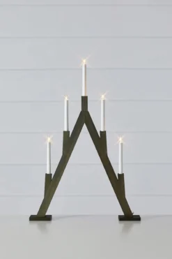 Bjurfors Adventsljusstake Mörkt Trä 77 cm