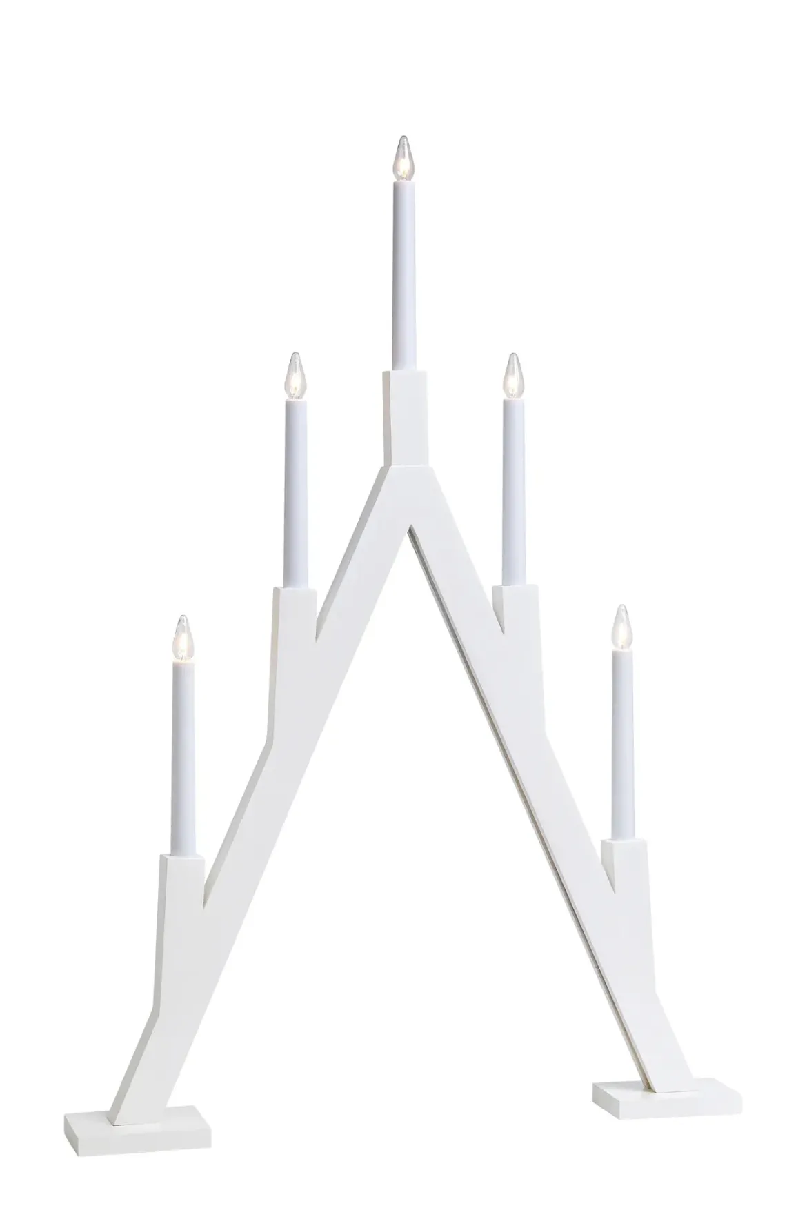 Bjurfors Adventsljusstake Vit 77 cm