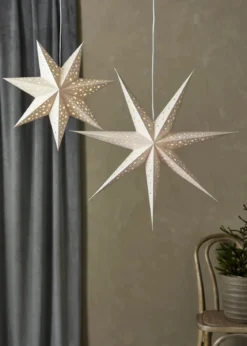 Blank Julstjärna Guld 75 cm