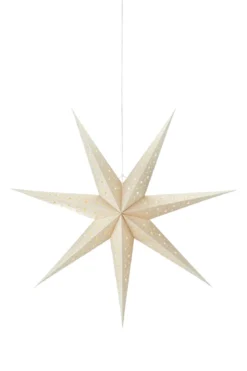 Blank Julstjärna Guld 75 cm