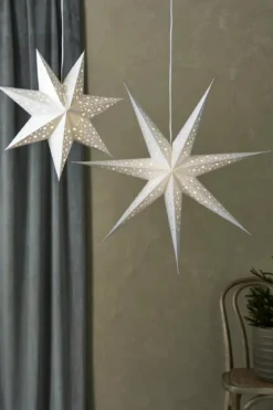 Blank Julstjärna Silver 75 cm