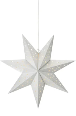 Blank Julstjärna Silver 45 cm
