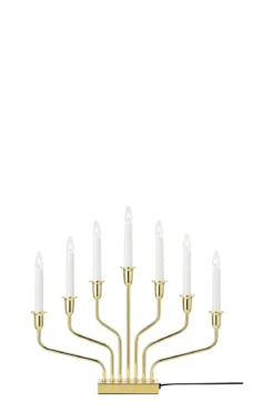 Brosa Adventsljusstake Mässing