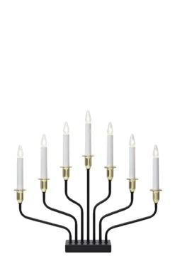 Brosa Adventsljusstake Svart