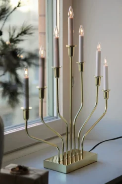 Brosa XL Adventsljusstake Mässing