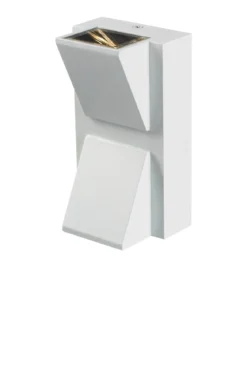Carina Fasadlampa Vit Dubbel