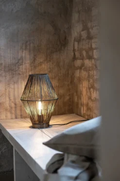 Casa Bordslampa Antikmässing