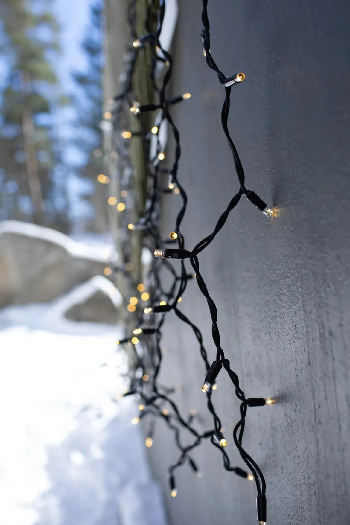 Chrissline Ljusgardin Varmvit 1x1,5 m