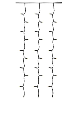 Chrissline Ljusgardin Varmvit 1x1,5 m