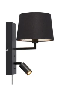 Como Vägglampa Svart