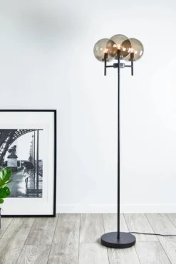 Crown Golvlampa Svart