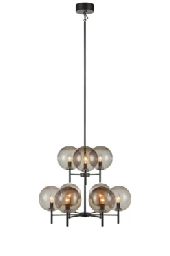 Crown Taklampa Svart