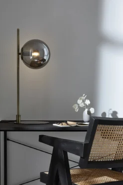 Dione Skrivbordslampa Antik/Rök