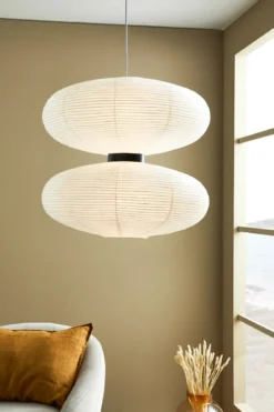 Dual Taklampa Vit 60 cm
