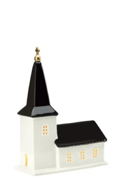 Elra Juldekoration Kyrka Vit