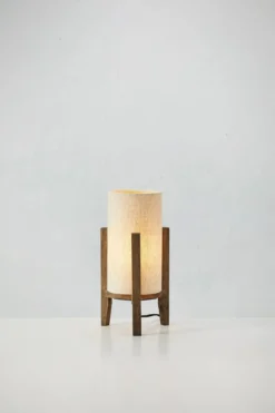 Eruca Bordslampa Vit/Brun 34 cm