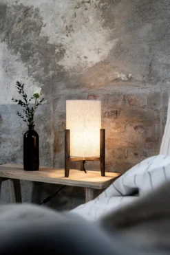 Eruca Bordslampa Vit/Brun 39 cm