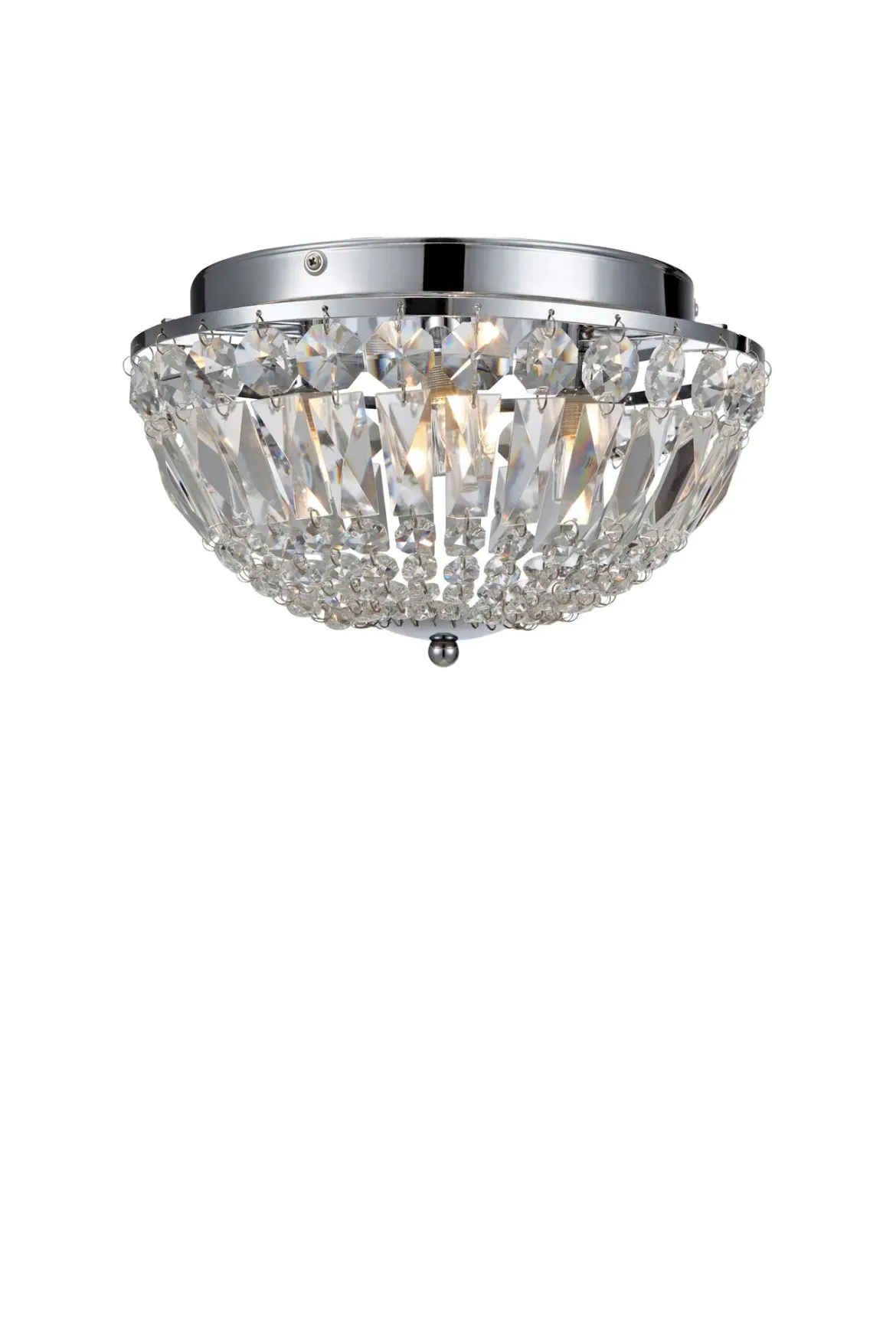 Estelle Kristallplafond Krom