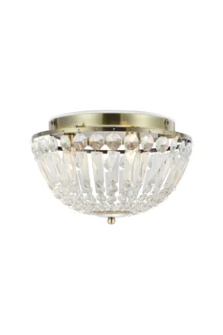 Estelle Kristallplafond Mässing