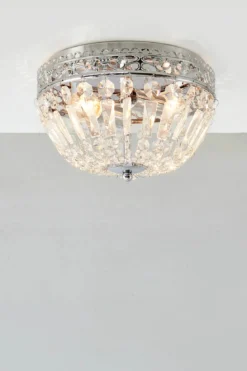 Etienne Kristallplafond Krom