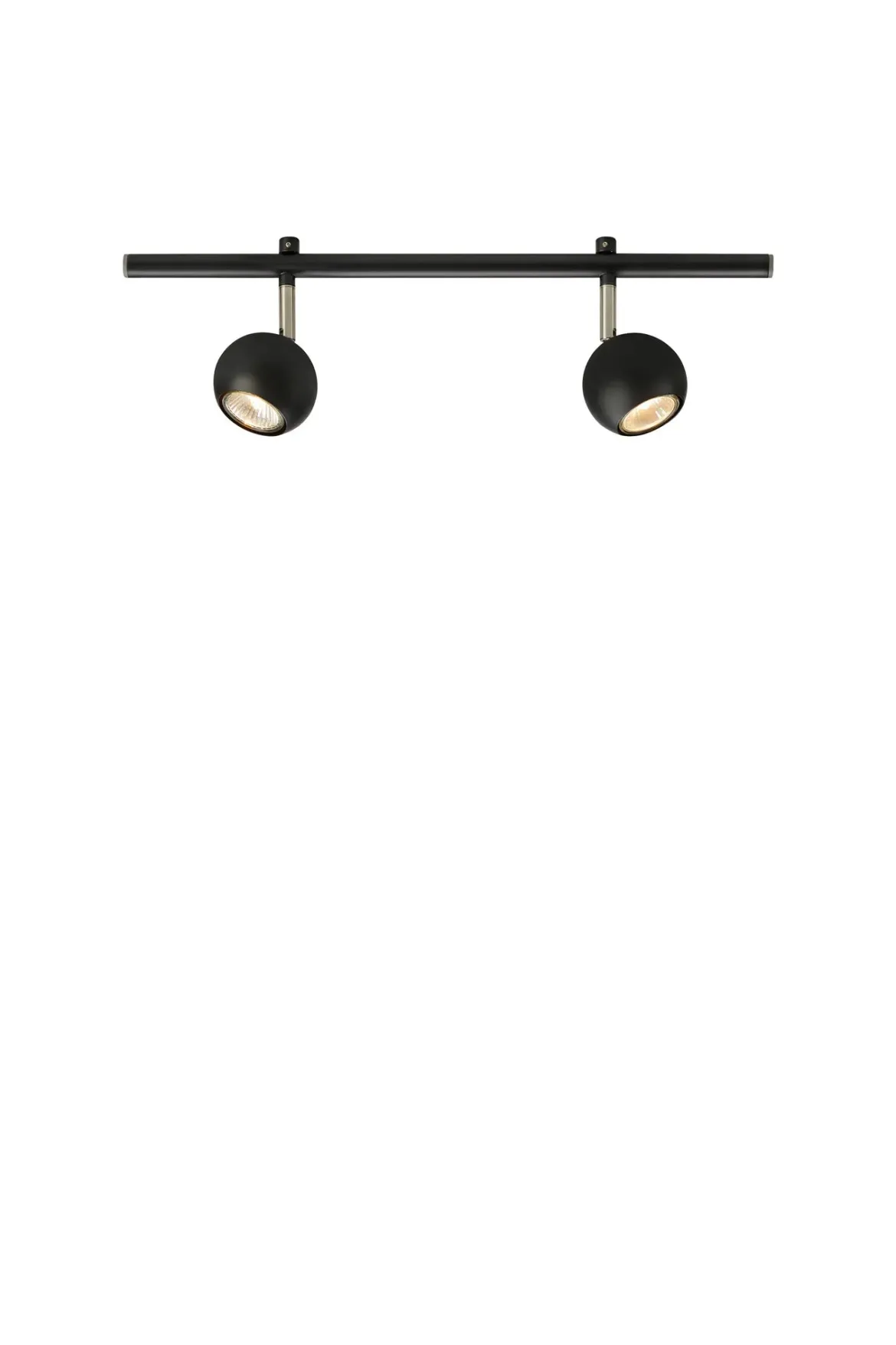 Expand Spotlight Svart Rund 50 cm