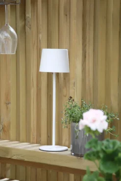 Fiore Uppladdningsbar Bordslampa Vit