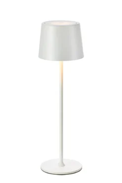 Fiore Uppladdningsbar Bordslampa Vit
