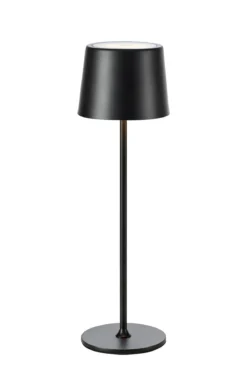 Fiore Uppladdningsbar Bordslampa Svart