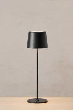 Fiore Uppladdningsbar Bordslampa Svart