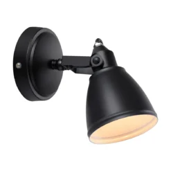 Fjällbacka Vägglampa Svart