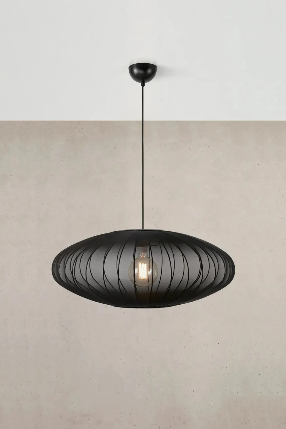 Florence Taklampa Svart 75 cm