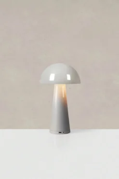 Fungi Uppladdningsbar Svamplampa Greige